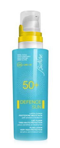 DEFENCE SUN 50+ LATTE FLUIDO PROTEZIONE MOLTO ALTA 125 ML - farmasorriso.com