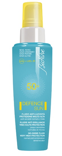 DEFENCE SUN 50+ FLUDIO ANTI LUCIDITA' PROTEZIONE MOLTO ALTA 50 ML - farmasorriso.com