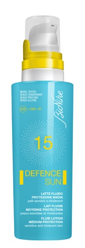 DEFENCE SUN 15 LATTE FLUIDO PROTEZIONE MEDIA 125 ML - farmasorriso.com