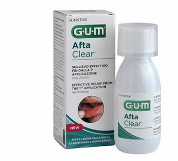 GUM AFTACLEAR RINSE 120 ML COLLUTORIO - farmasorriso.com