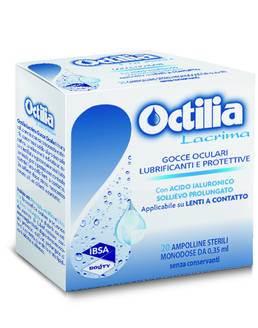 OCTILIA LACRIMA SOLLIEVO PROLUNGATO 20 FLACONCINI MONODOSE 0,35 ML - farmasorriso.com