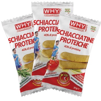 WHYNATURE SCHIACCIATINE PROTEICHE POMODORO 30 G - farmasorriso.com