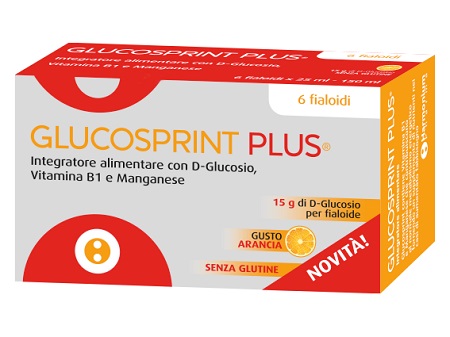 GLUCOSPRINT PLUS ARANCIA 6 FIALOIDI DA 25 ML - farmasorriso.com