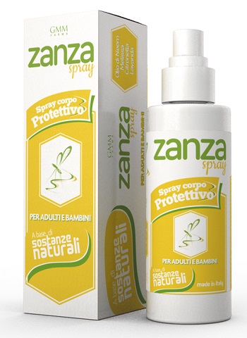 ZANZA SPRAY CORPO PROTETTIVO PER ADULTI E BAMBINI 100 ML - farmasorriso.com