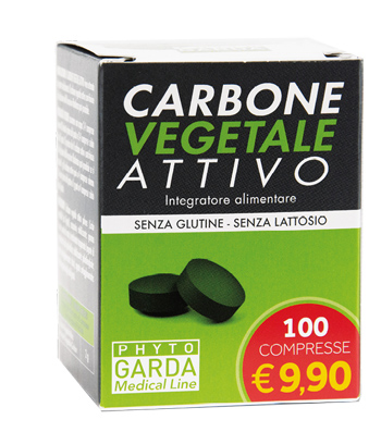 CARBONE VEGETALE ATTIVO 100 COMPRESSE - farmasorriso.com