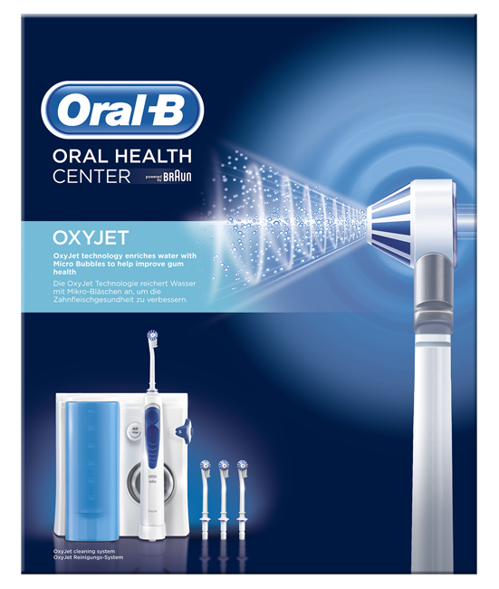 ORAL-B ORAL HEALTH CENTER IDROPULSORE OXYJET MD20 - farmasorriso.com