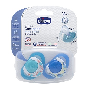 CHICCO SUCCHIETTO COMPACT BOY S 16-36 MESI 2 PEZZI - farmasorriso.com
