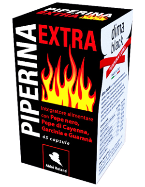 PIPERINA EXTRA DIMA BLACK 45 CAPSULE - farmasorriso.com