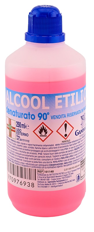 ALCOOL ETILICO DENATURATO 90% 250 ML - farmasorriso.com