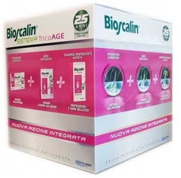 BIOSCALIN TRICOAGE COMPRESSE + SIERO + SHAMPOO - farmasorriso.com