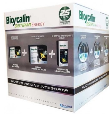 BIOSCALIN ENERGY COMPRESSE + FIALE + SHAMPOO PROMO - farmasorriso.com