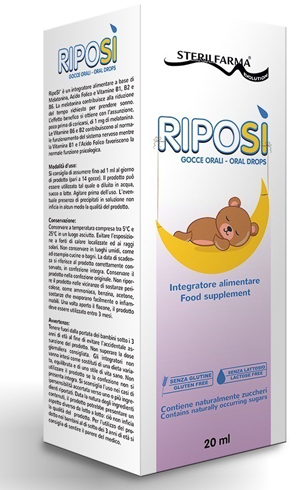 RIPOSI' NOTTE GOCCE ORALI 20 ML - farmasorriso.com