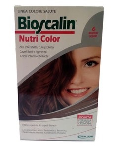 BIOSCALIN NUTRI COLOR 6 BIONDO SCURO SINCROB 124 ML - farmasorriso.com