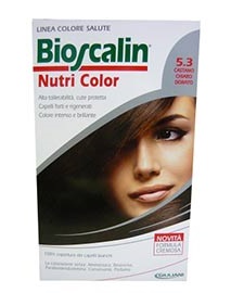 BIOSCALIN NUTRI COLOR 5,3 CASTANO CHIARO DORATO SINCROB 124 ML - farmasorriso.com