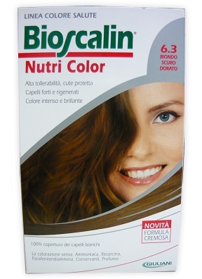 BIOSCALIN NUTRI COLOR 6,3 BIONDO SCURO DORATO SINCROB 124 ML - farmasorriso.com