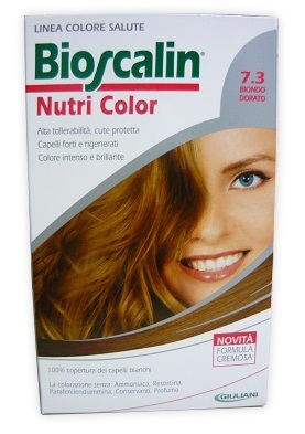 BIOSCALIN NUTRI COLOR 7,3 BIONDO DORATO SINCROB 124 ML - farmasorriso.com