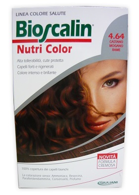 BIOSCALIN NUTRI COLOR 4,64 CASTANO MOGANO RAME 124 ML - farmasorriso.com