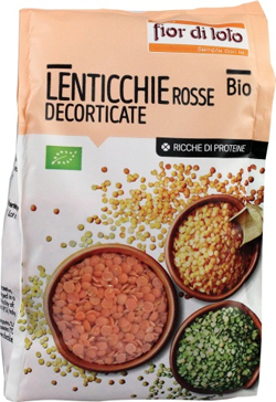 LENTICCHIE PICCOLE ROSSE DECORTICATE BIO 400 G - farmasorriso.com