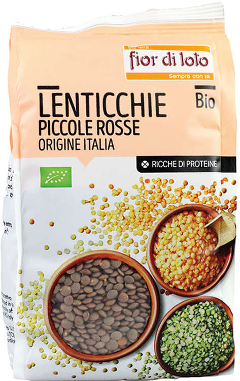 LENTICCHIE PICCOLE ROSSE ITALIA BIO 400 G - farmasorriso.com