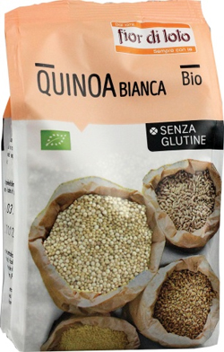 FIOR DI LOTO QUINOA BIANCA SENZA GLUTINE BIO 400 G - farmasorriso.com