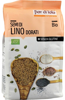 SEMI LINO DORATI SENZA GLUTINE BIO 400 G - farmasorriso.com
