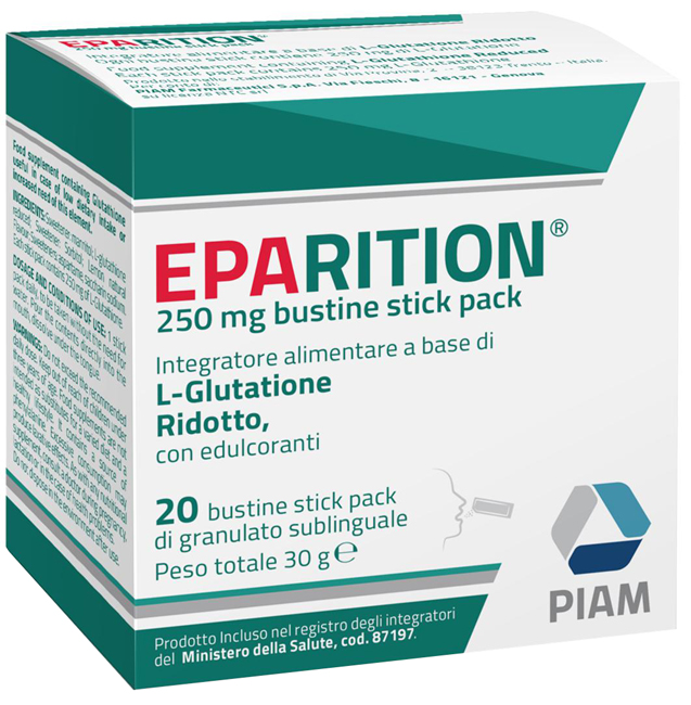 EPARITION 20 BUSTINE STICK PACK DA 250 MG DI GRANULATO SUBLINGUALE - farmasorriso.com