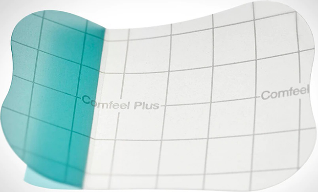 MEDICAZIONE SPECIALE ATTIVA TRASPARENTE CON IDROCOLLOIDE COMFEEL PLUS 5X7 CM 10 PEZZI - farmasorriso.com