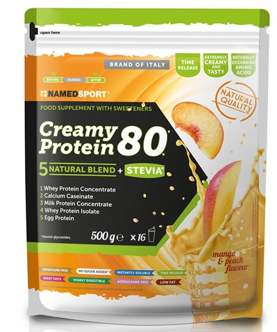 CREAMY PROTEIN MANGO PEACH 500 G - farmasorriso.com