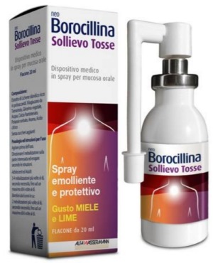NEOBOROCILLINA SOLLIEVO TOSSE SPRAY 20 ML - farmasorriso.com