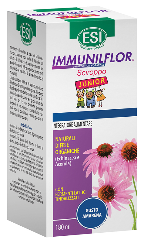 ESI IMMUNILFLOR SCIROPPO JUNIOR 180 ML - farmasorriso.com