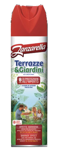 ZANZARELLA AMBIENTE SPRAY TERRAZZE&GIARDINI 400 ML - farmasorriso.com