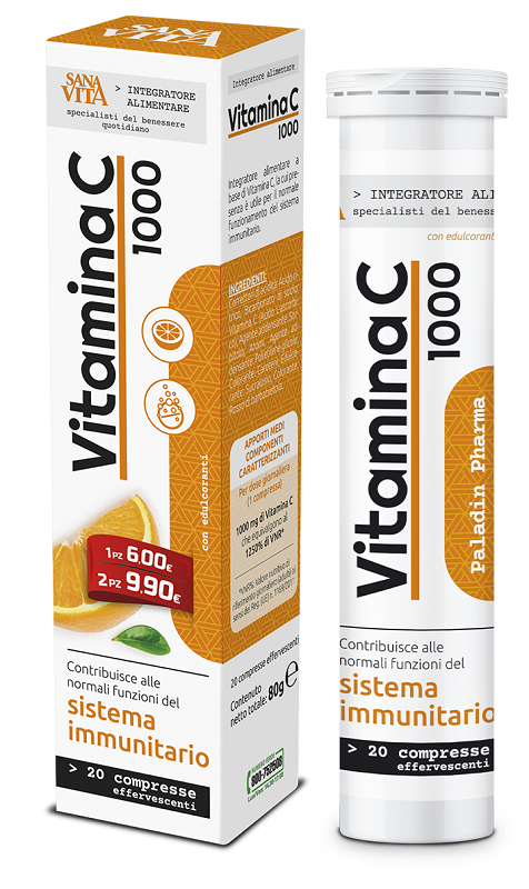 SANAVITA VITAMINA C 20 COMPRESSE EFFERVESCENTI - farmasorriso.com