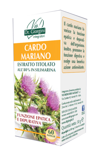 CARDO MARIANO ESTRATTO TITOLATO 60 PASTIGLIE - farmasorriso.com