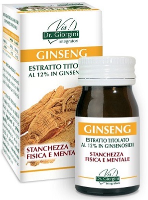 GINSENG ESTRATTO TITOLATO 60 PASTIGLIE - farmasorriso.com