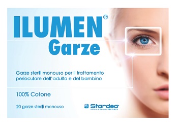 GARZA OFTALMICA ILUMEN 20 PEZZI - farmasorriso.com