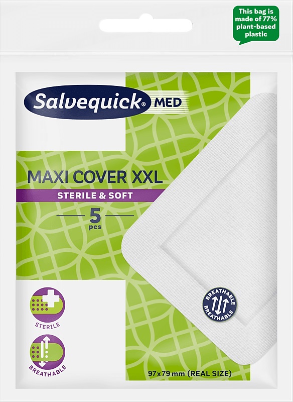 CEROTTO SALVELOX MED MAXI COVER XXL 97X79MM 5 PEZZI - farmasorriso.com