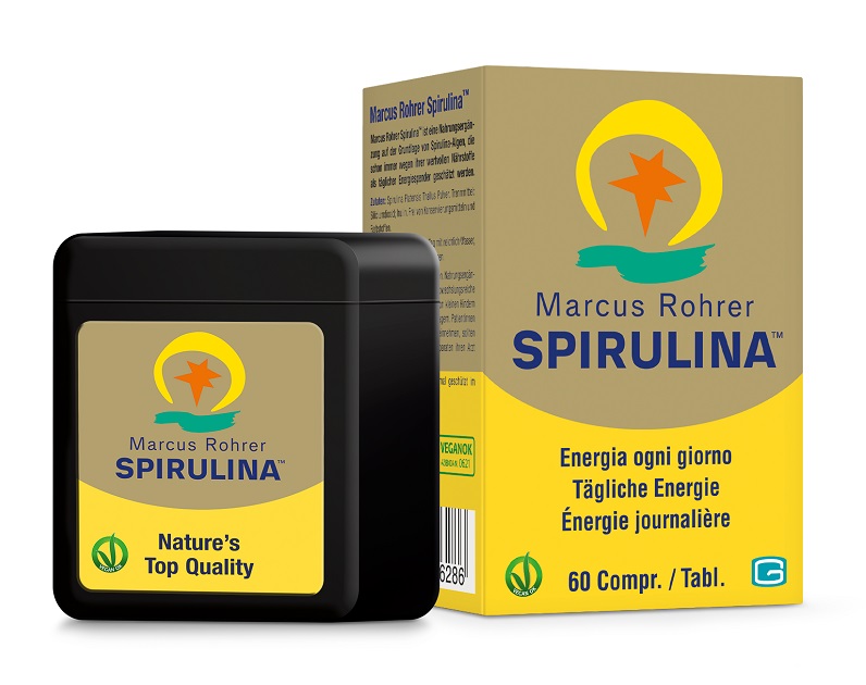 SPIRULINA MARCUS ROHRER TASCABILE 60 COMPRESSE - farmasorriso.com