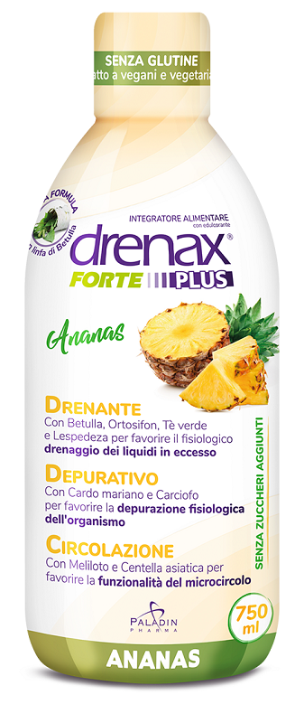 DRENAX FORTE PLUS ESOTICO CON ESTRATTO D'ANANAS 750 ML - farmasorriso.com