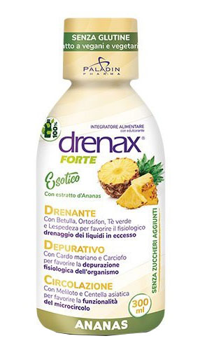 DRENAX FORTE ESOTICO CON ESTRATTO D'ANANAS 300 ML - farmasorriso.com