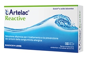 ARTELAC REACTIVE SOLUZIONE OFTALMICA MONODOSE 10 UNITA' DA 0,5 ML - farmasorriso.com