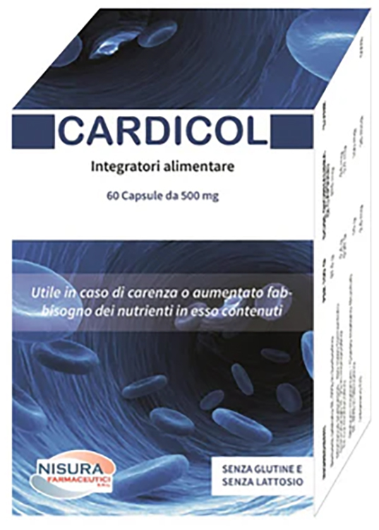 CARDICOL 60 CAPSULE DA 500 MG - farmasorriso.com