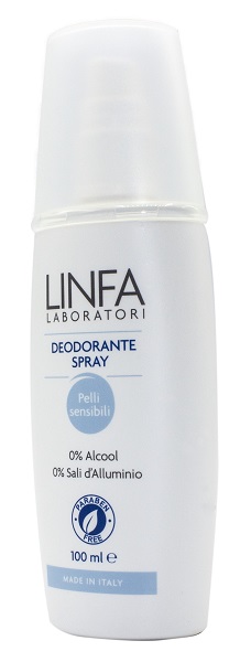 LINFA DEODORANTE SPRAY PELLI SENSIBILI 100 ML - farmasorriso.com