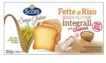 FETTE DI RISO INTEGRALE CON QUINOA 200 G - farmasorriso.com