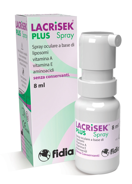 LACRISEK PLUS SPRAY SENZA CONSERVANTI SOLUZIONE OFTALMICA 8 ML - farmasorriso.com