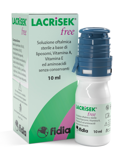 LACRISEK FREE SOLUZIONE OFTALMICA SENZA CONSERVANTI 10 ML - farmasorriso.com