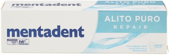 MENTADENT MAXIMUM PROTECTION ALITO PURO DENTIFRICIO 75 ML - farmasorriso.com