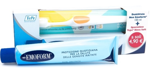 NEO EMOFORM 100 ML + SPAZZOLINO TEPE NOVA SOFT - farmasorriso.com