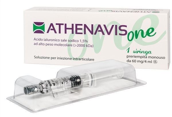 SIRINGA INTRA-ARTICOLARE ATHENAVIS ONE ACIDO IALURONICO 1,5% 4 ML - farmasorriso.com