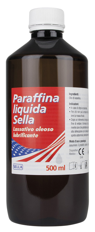 PARAFFINA LIQUIDA MD LASSATIVO 500 ML SELLA - farmasorriso.com