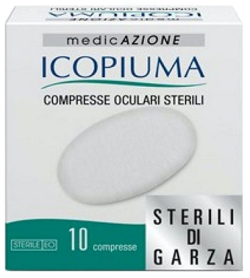 COMPRESSE OCULARI ADESIVE STERILI 10 PEZZI - farmasorriso.com